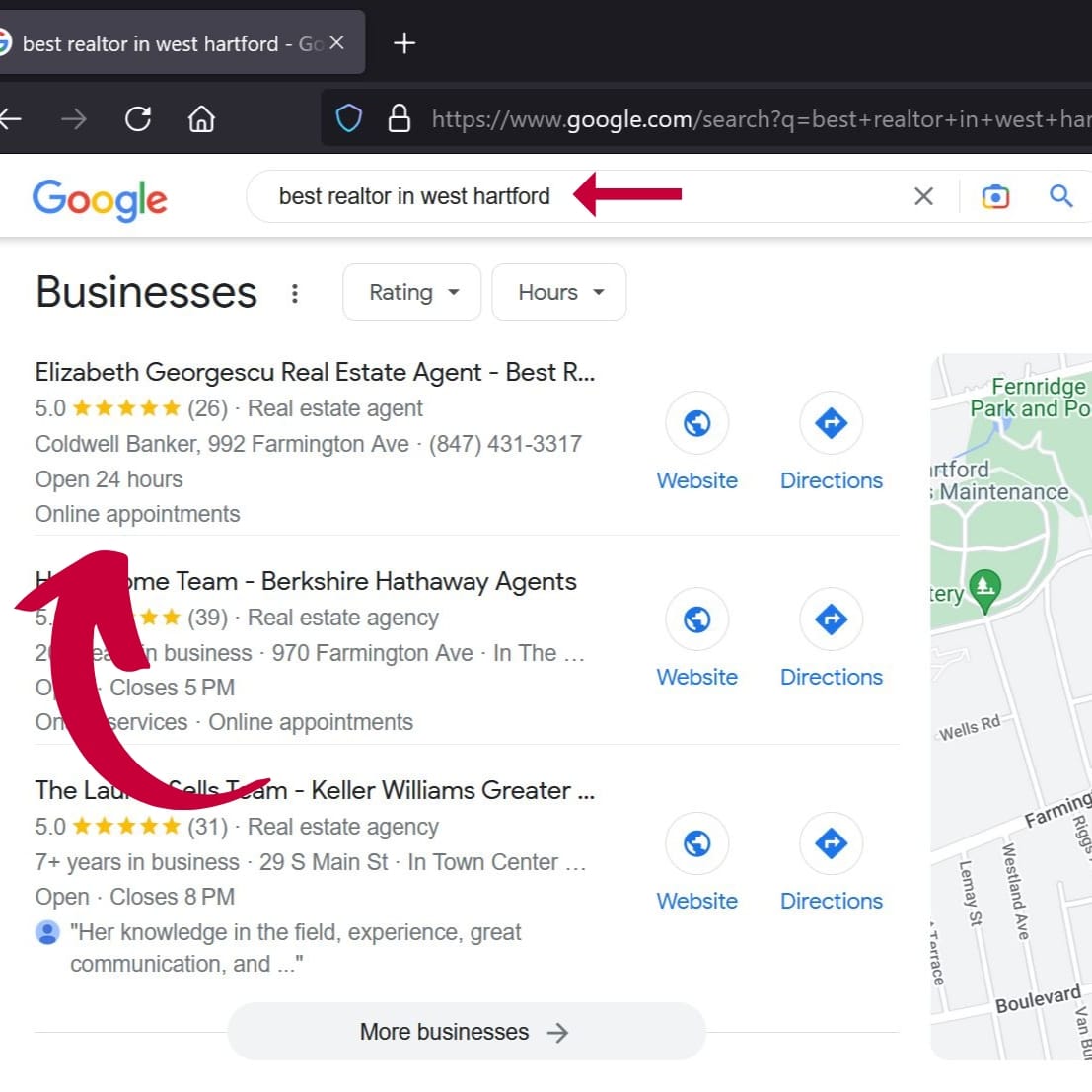 Best Realtor SEO CT Image